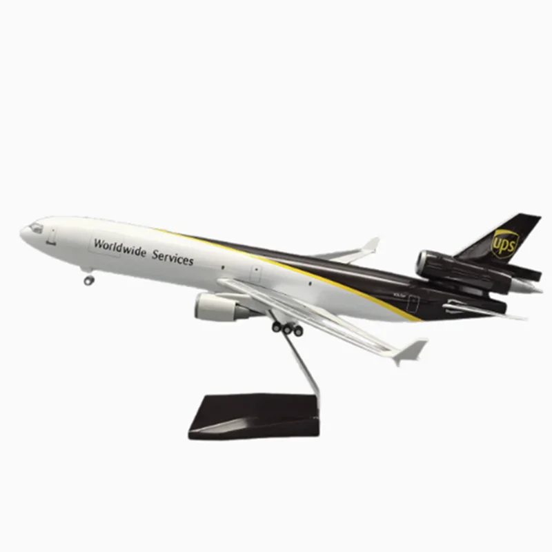 avion-de-service-mondial-md11-express-cargo-ups-airlines-echelle-1-130-47cm-avec-train-d'atterrissage-affichage-de-collection-de-modeles-d'avion