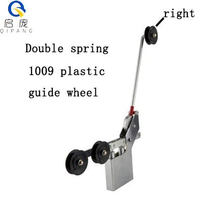 Double Spring Tension Gun Winding Machine 2 Spring Tension Gun Dancing Bunching 1007/1009 Steel Wheel For Pay Off Shelf