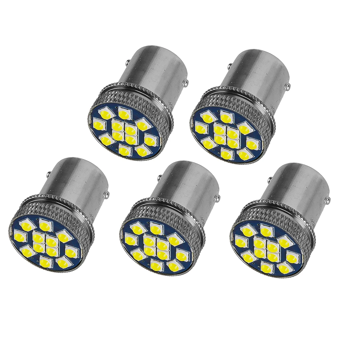 NEW White LED 12SMD DRL Turn Signal Parking Light Bulbs for Car Truck DC 24V BAY15D 1156 1157 7440 3157 T20 P21W