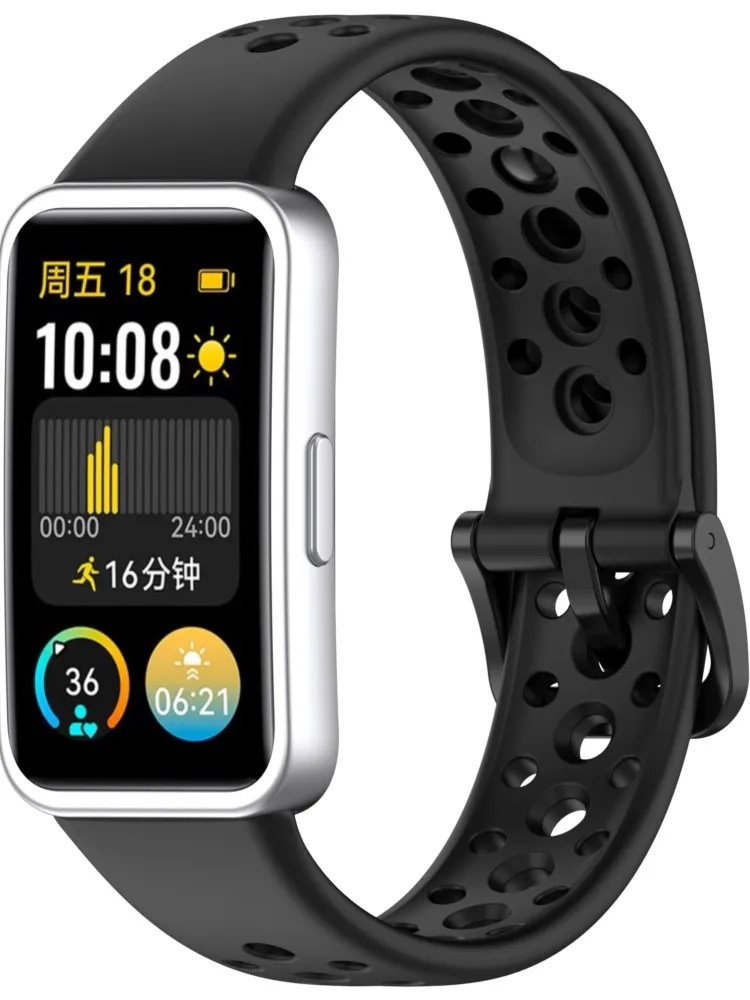 Дышащие силиконовые ремешки для Huawei Band 9/9NFC, аксессуары для ремешков, сменный спортивный браслет correa для Huawei Bands 8/8NFC