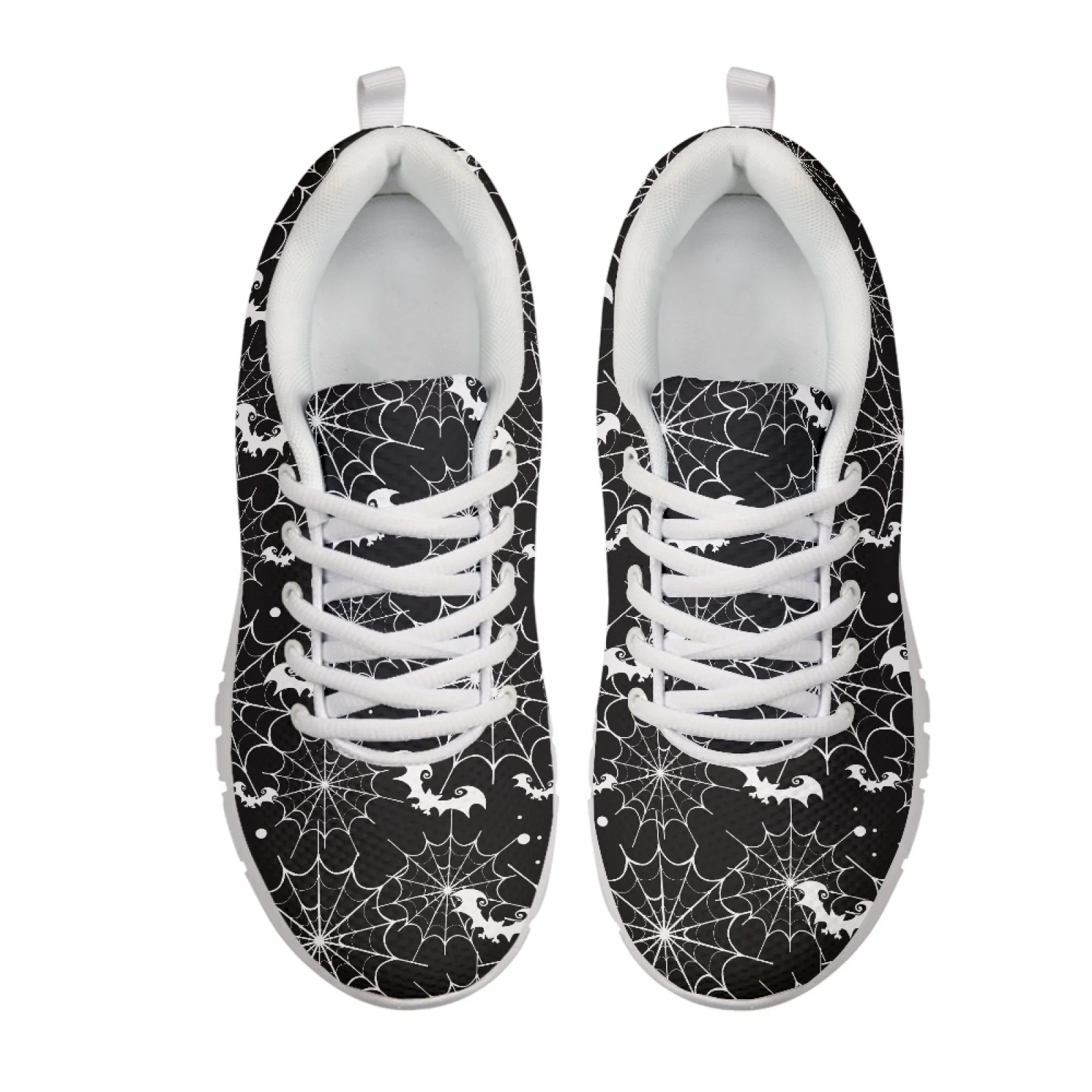 Coloranimal Spider Bat Fashion 2026 Tennis Shoes Womens Athletic Walking Sneakers Lace Up Fitness Footwear for Ladies