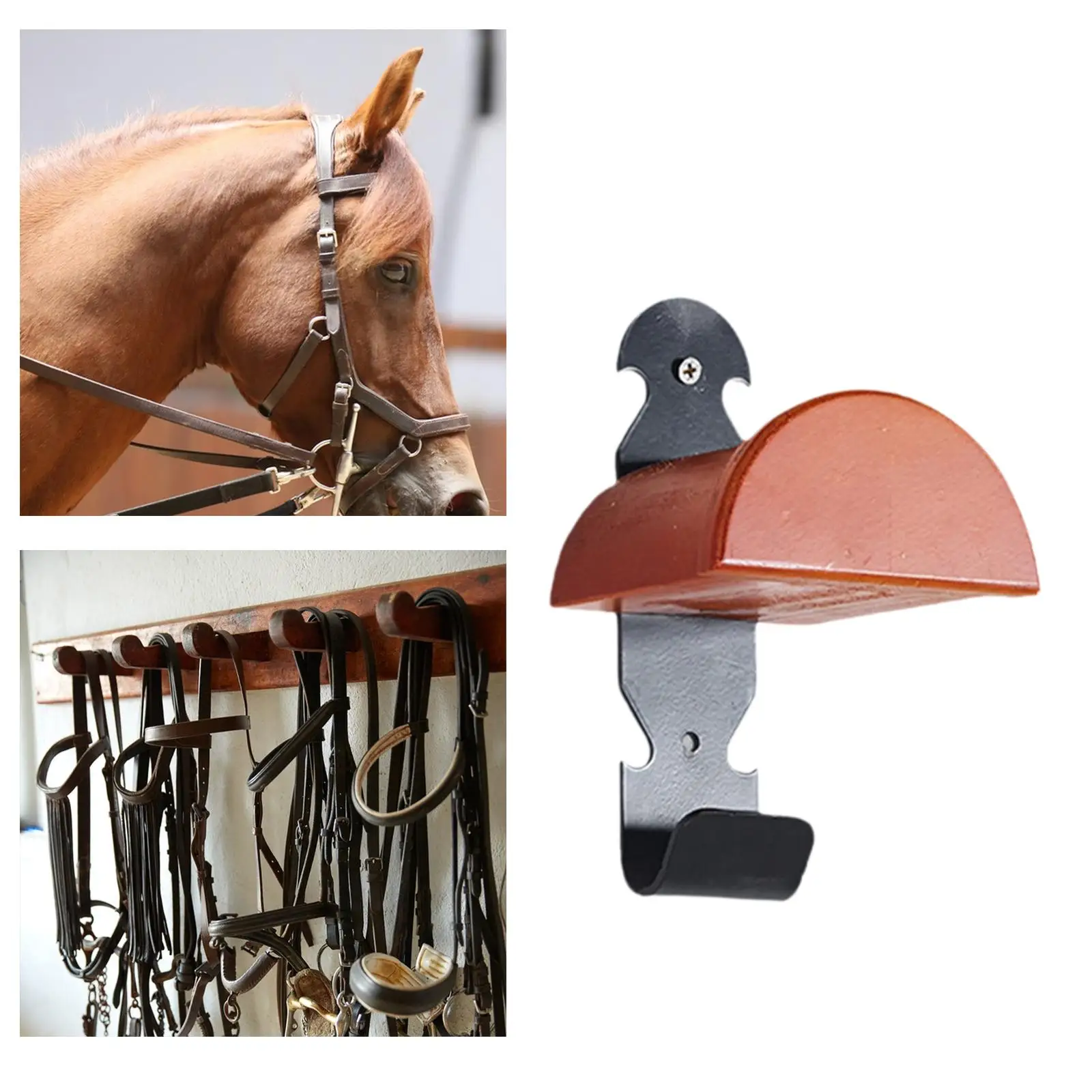 

Стойка для утки лошади, аксессуары для конного спорта, практичный держатель для хранения утки, настенный органайзер для гардероба, сарая, служебная комната