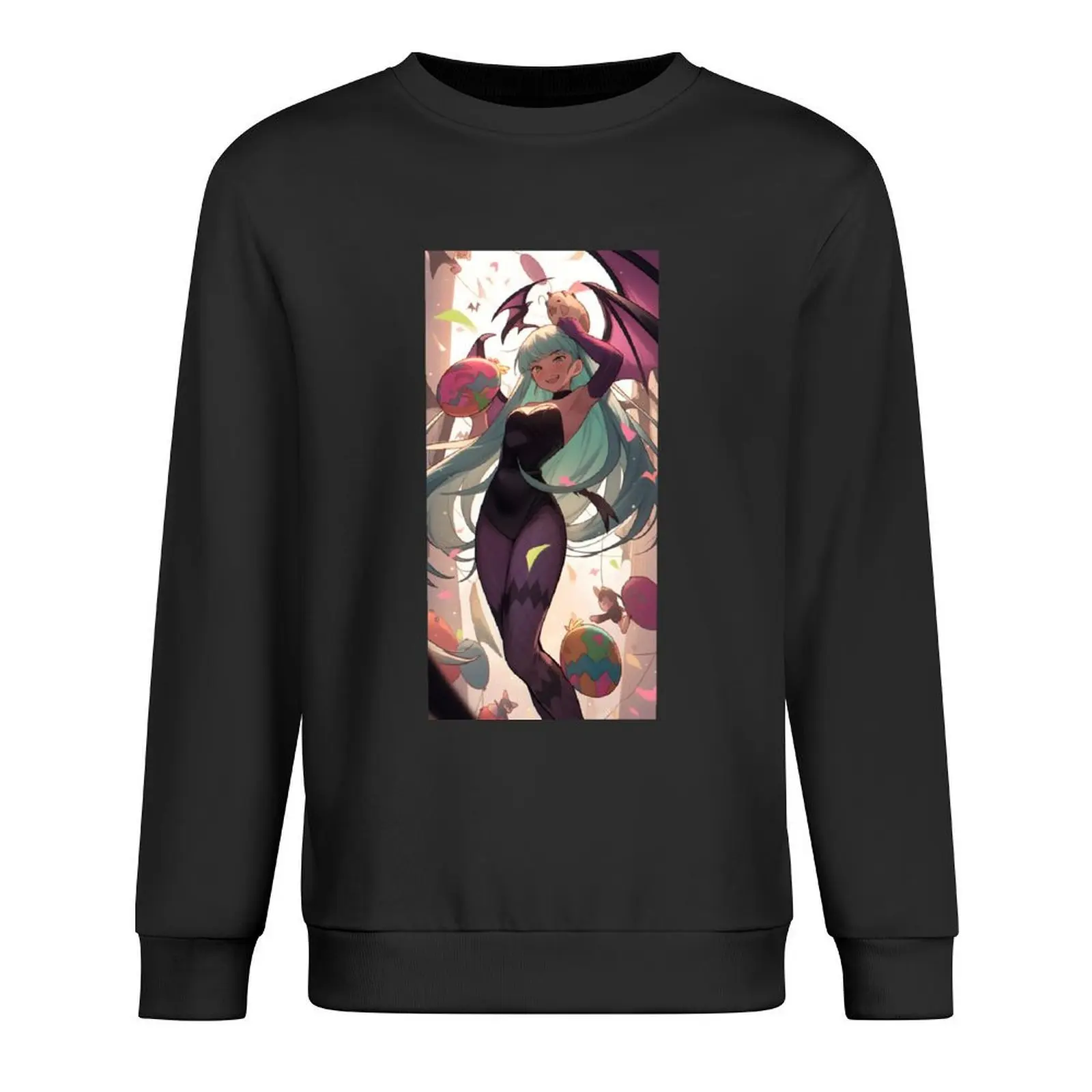 

Morrigan Aensland - Happy Easter Theme Pullover men clothes tracksuits men clothing korean clothes graphic sweatshirts