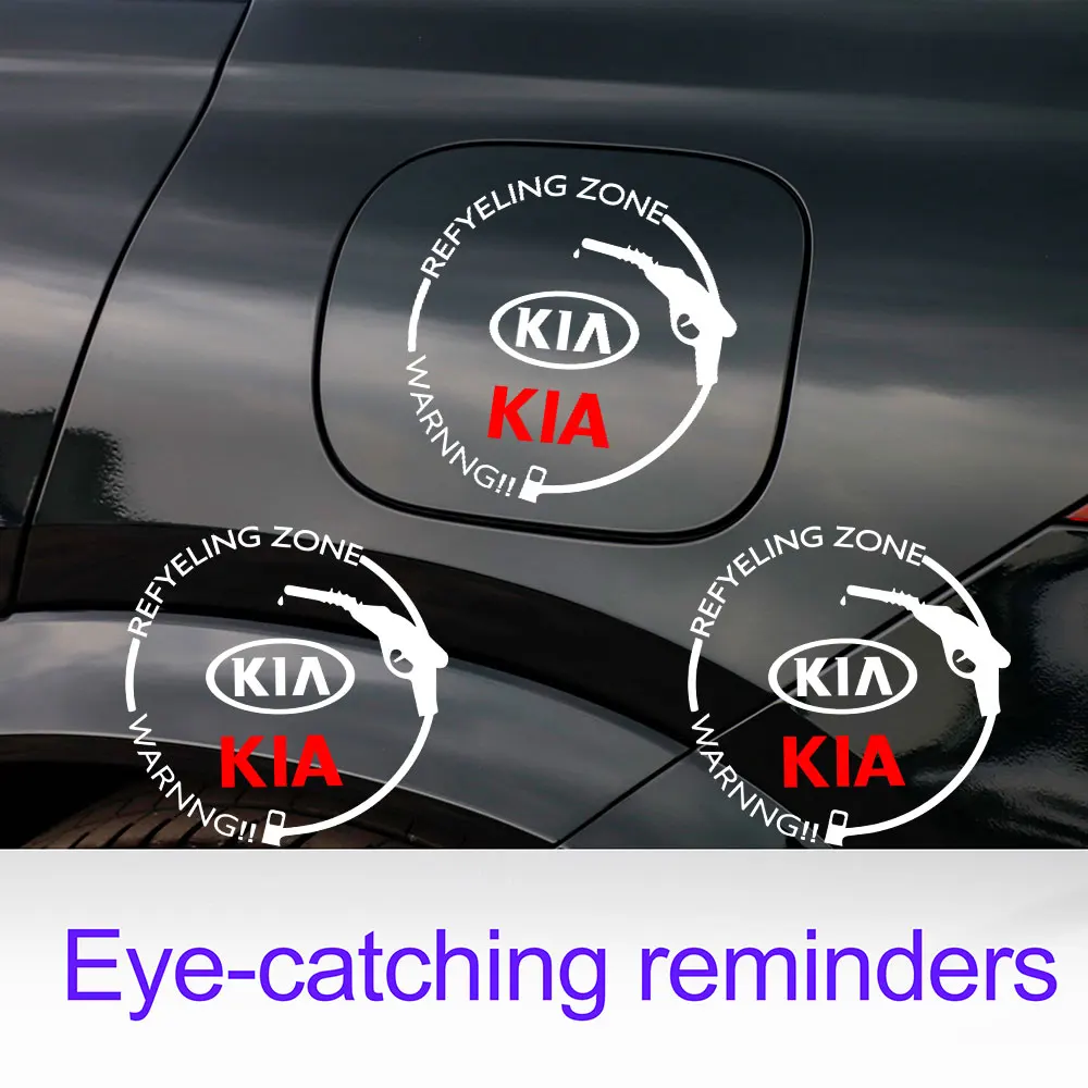 

Car Logo Fuel Cap Badge Sticker Styling Decal Car Accessories For Kia Rio Soul Seltos Forte K5 K3 Niro Sorento Stinger Sportage