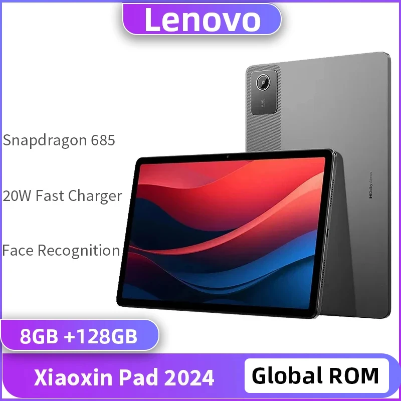 New Lenovo Xiaoxin Pad 2024 Tablet 6GB 8GB 128GB Qualcomm Snapdragon 685 Octa Core 11