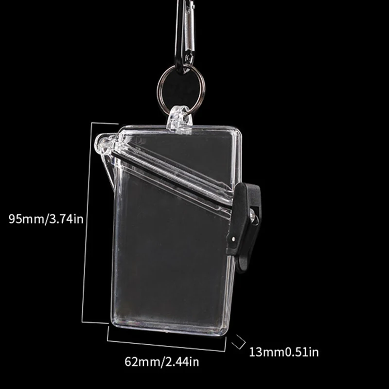 Waterproof Photocards Holder Card Storage Box Plastic Collect Box Case Classification Box INS School Stationery Accessories