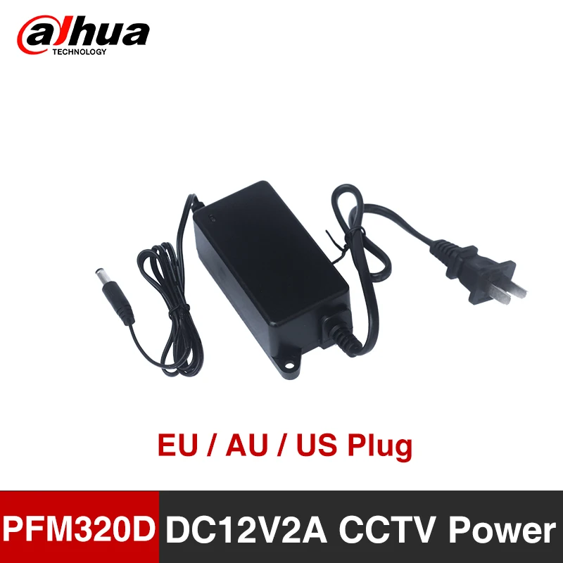 

Dahua DH-PFM320D Series 12V 2A Power Adapter PFM320D CCTV Security Camera Power Supply EU US UK Type Adapter Camera Power Supply