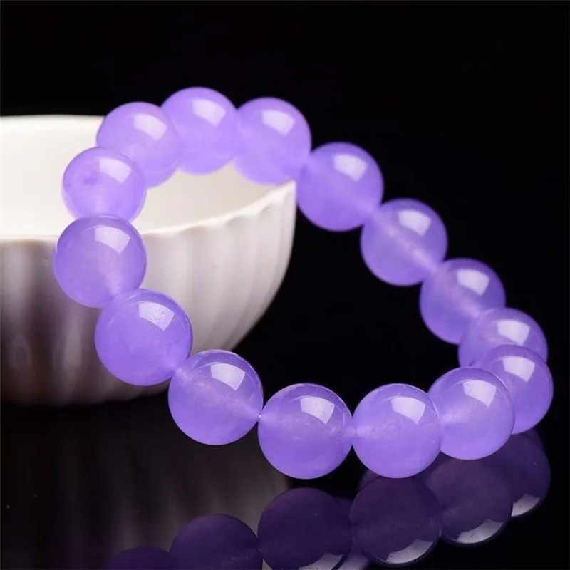 

Большой круглый браслет из ледяного фиолетового цвета, модный и универсальный браслет с темпераментом.