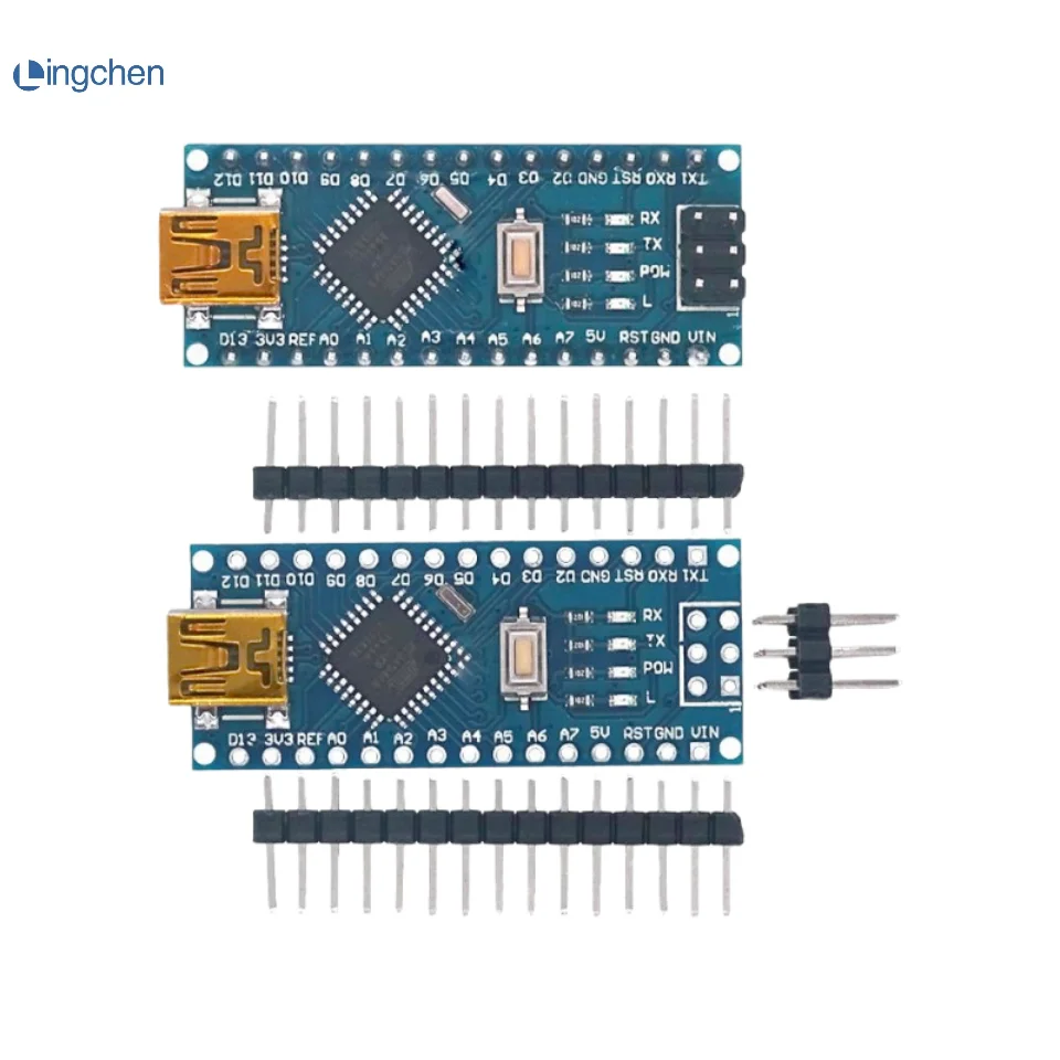 Nano mini USB With The Bootloader Compatible Nano V3 Red Controller for Arduino CH340 USB driver 16Mhz Nano v3.0 ATMEGA168P/328P