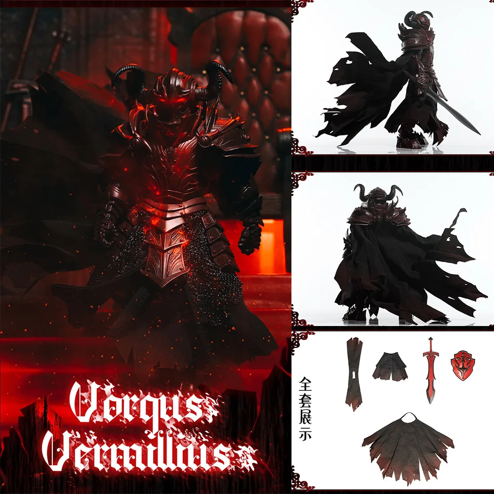 

[only cloak] 1/12 Scale Four Knight Clothing Mythical Legion Blood Knight 2.0 DIY Cloak Weapon Shield Accessories Model