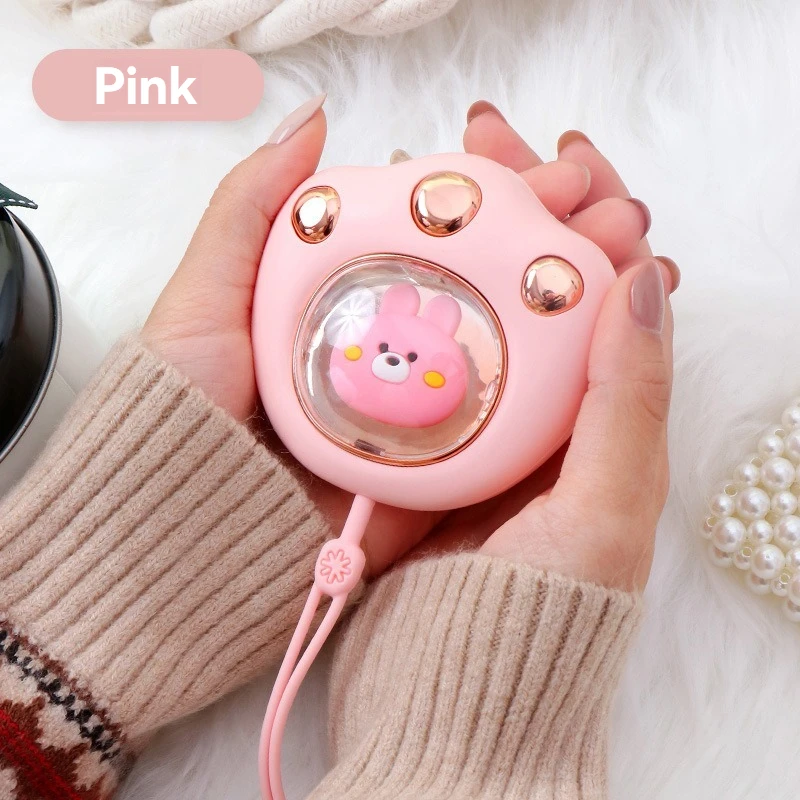 New Cute Cat Paw Hand Warmer  USB Rechargeable Portable Winter Keep Warm Gadget Pocket Mini  Heater Hand Warmer Halloween Gifts