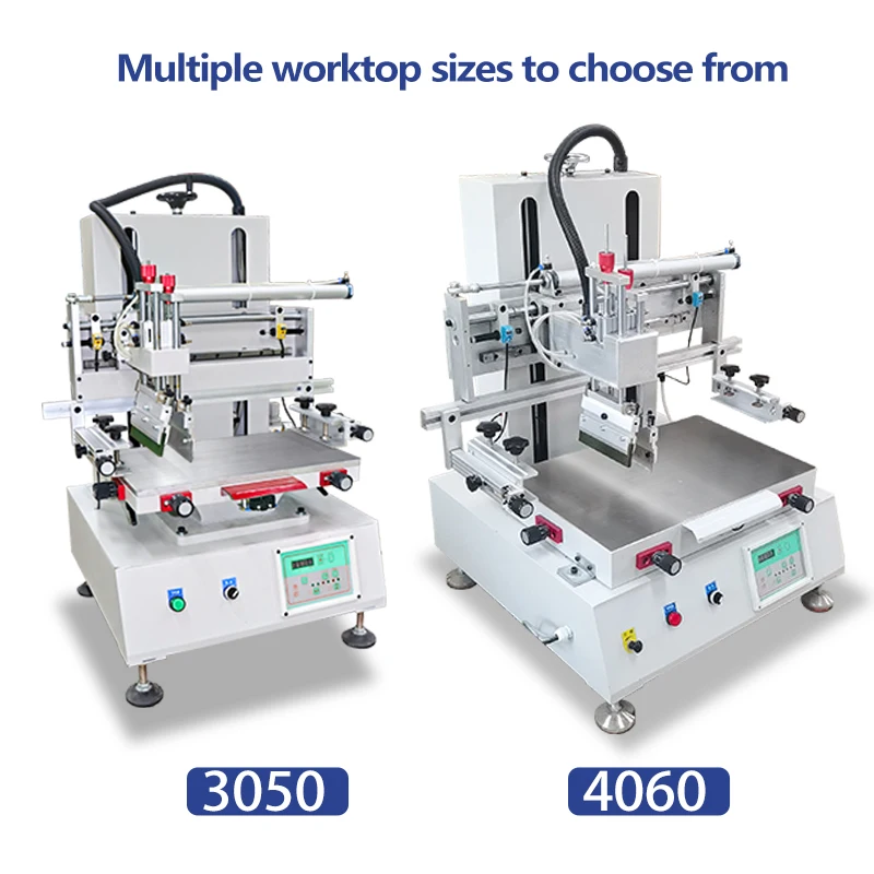 Semi-Automatic Solder Paste Printer Plate Type Silk Screen Printer Mini 4060 Flat Screen Printing Machine With Vacuum Table