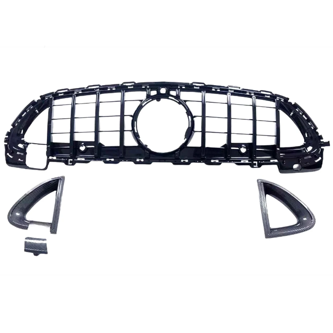 

W213 Sports E300 Barbus Style Carbon Fiber Grille for Class E 2021-2024