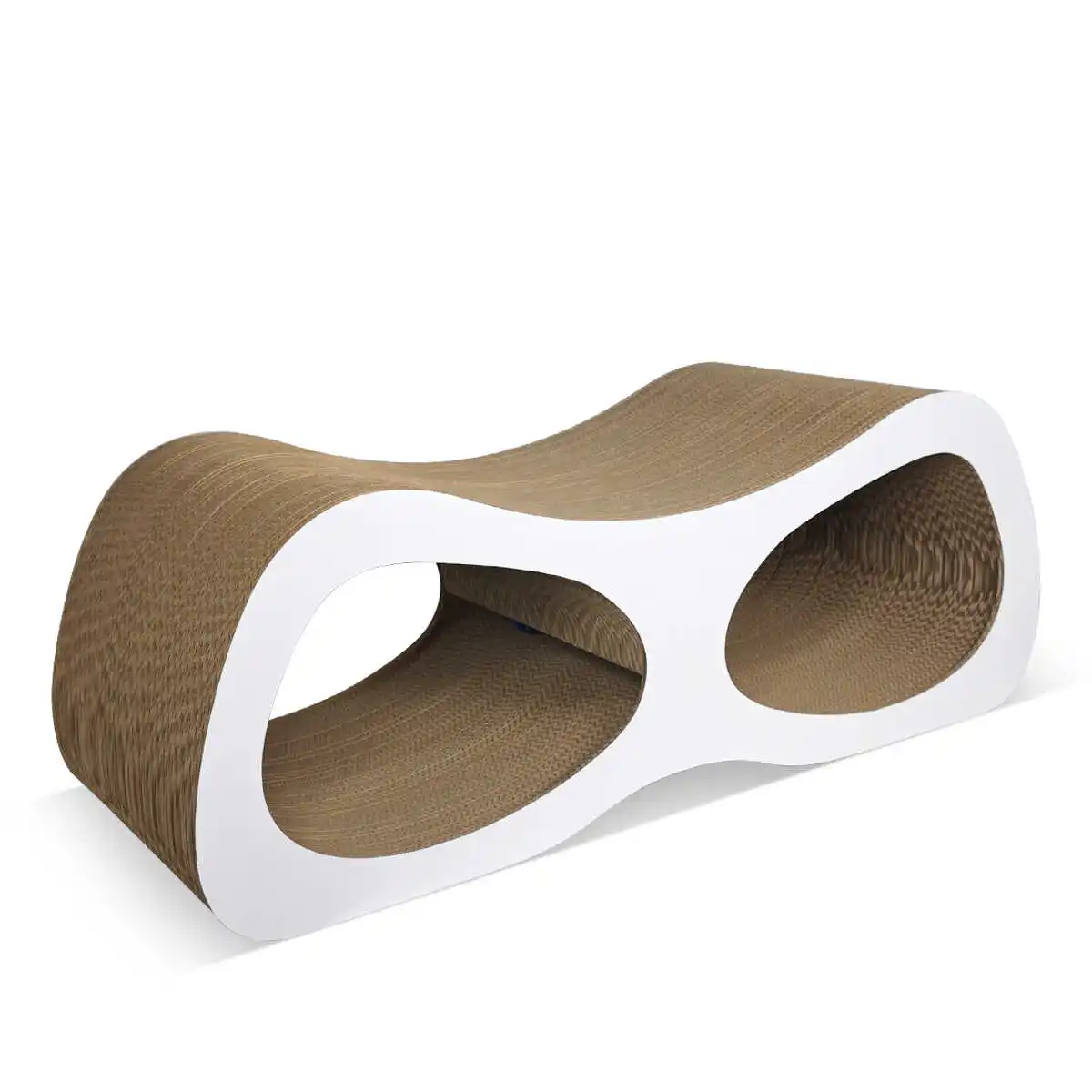 

Oversized multi-cat family seated vertical integrated cat scratching nest