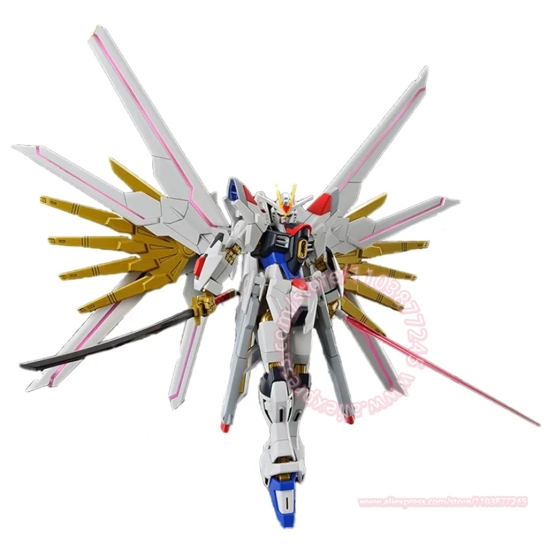 BANDAI Assembled Model HG Extraordinary AllPowerful STRIKE Freedom GUNDAM SEED New Theater Version 1/144 Children Toy peripheral