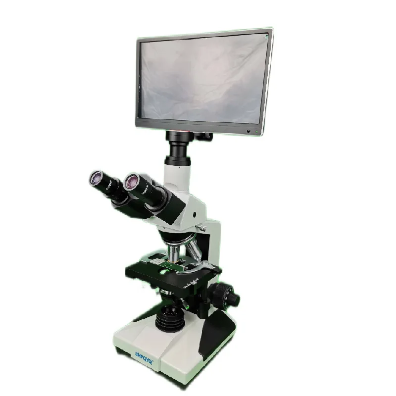 

XSP-801P-116 Laboratory biological microscope with integrated camera screen mouse operation