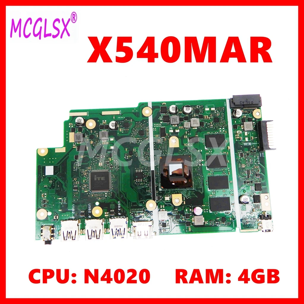 

X540MAR Mainboard For ASUS VivoBook A540M X540MA X540MAR X540MAS X543MA Laptop Motherboard With N4020 CPU 4GB-RAM Tested OK