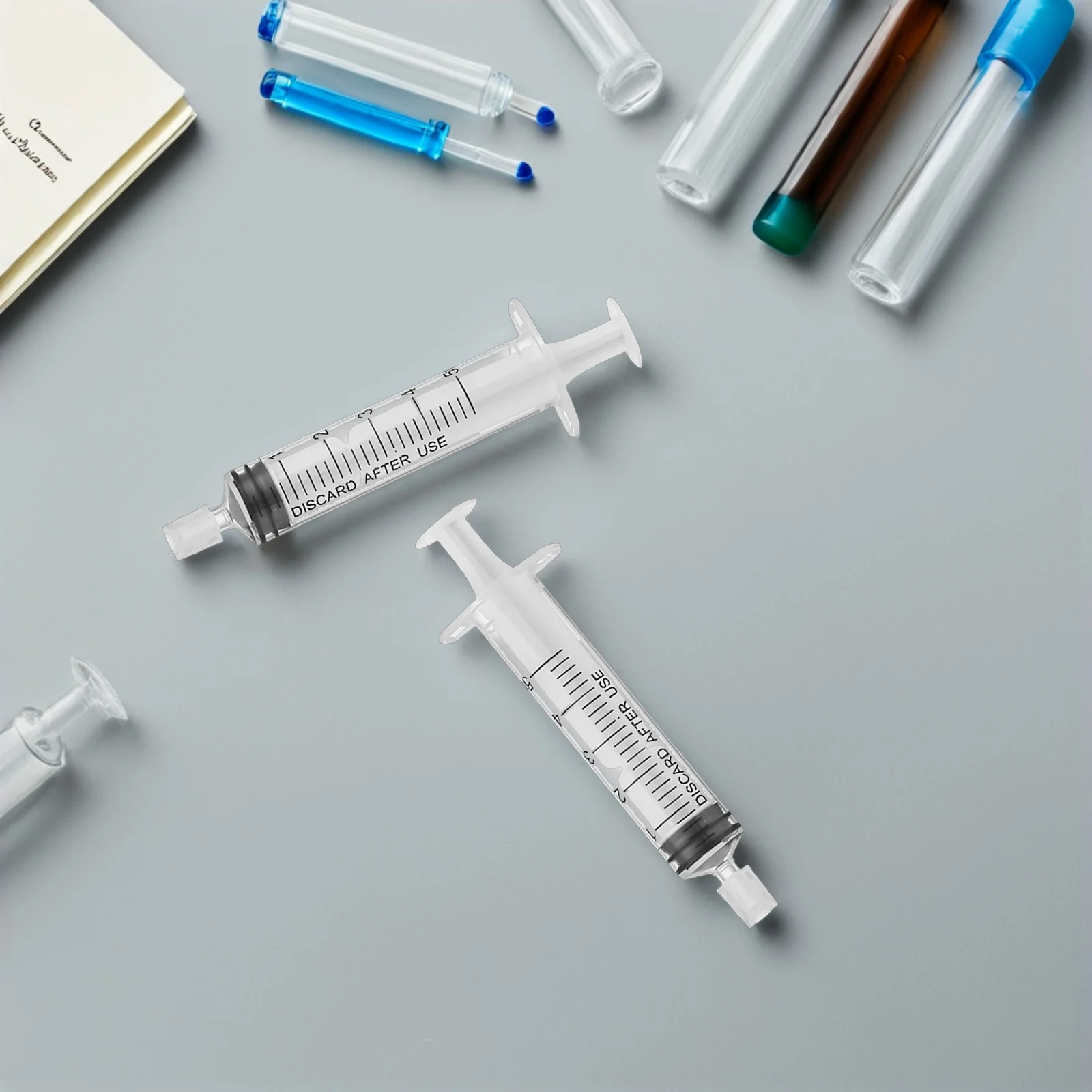 

10 Pcs 5ML Syringe Travel Bottles Perfume Essence Sub Packing Tool Measuring Liquid Needleless Portable Refillable