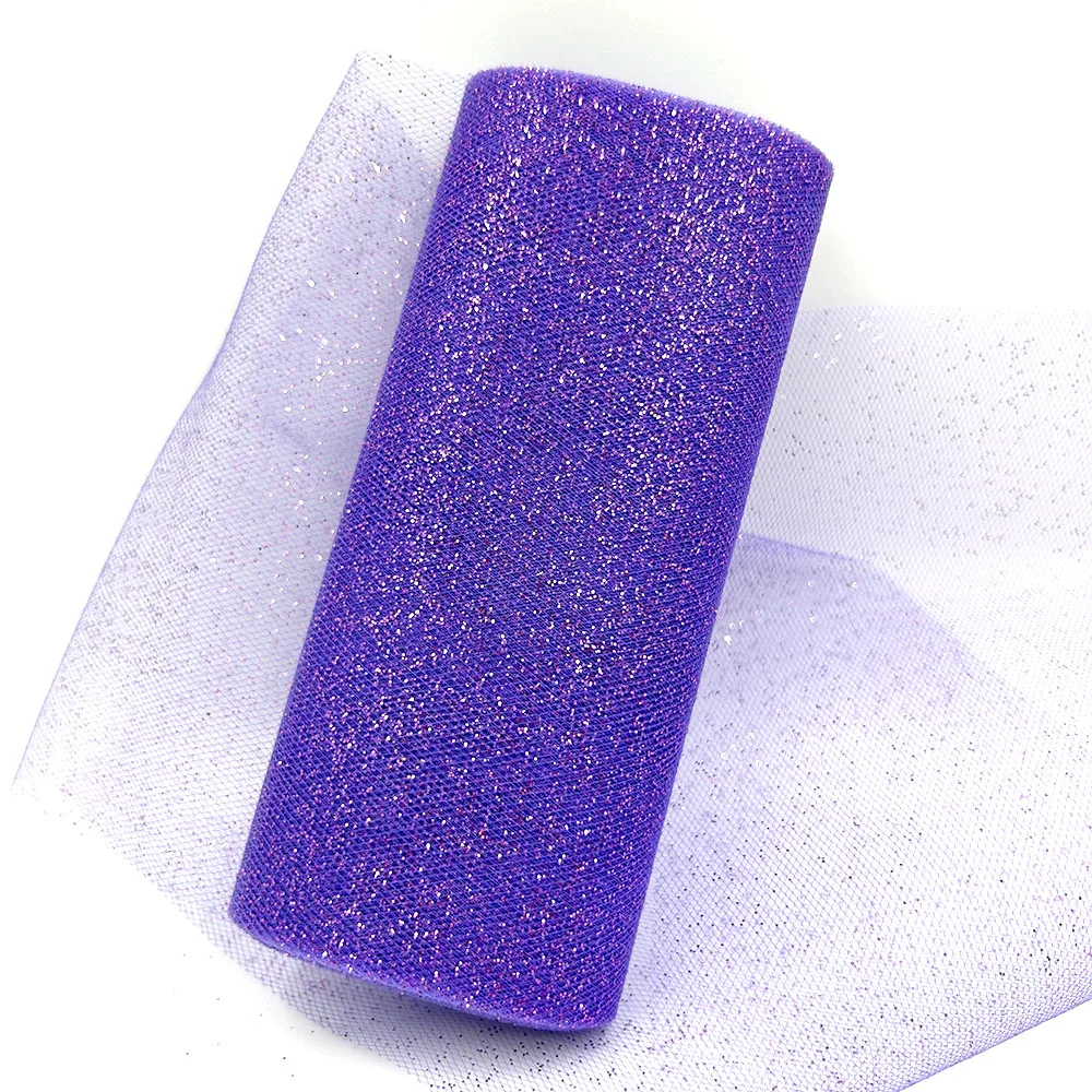 15cm X 10 jardów Błyszczący tiulowy materiał w rolce Szarfy na krzesła Łuk Bieżnik na stół Swag DIY na wesele Impreza urodzinowa Dekoracja