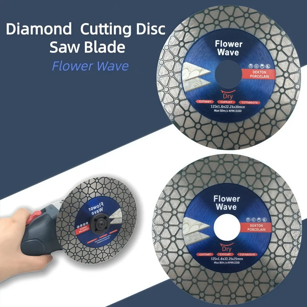 

Алмазная пила 125 мм 115 мм Режущее дисковое лезвие Алмазный шлифовальный диск Инструменты для керамической мраморной керамической плитки Угловая шлифовальная машина