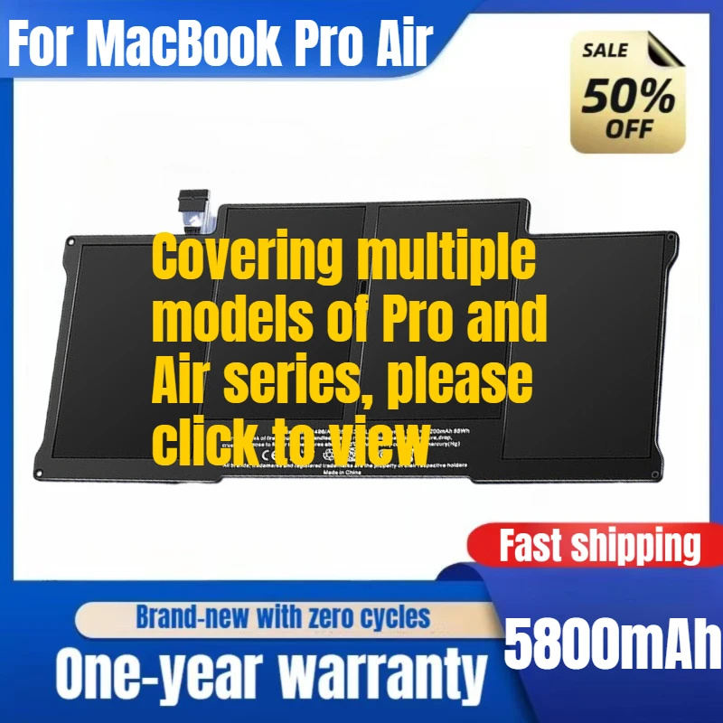 

For MacBook Pro15 A1494 A1618 ME293 MacBook Air Laptop Battery High Capacity Battery High Quality Replacement Batteries