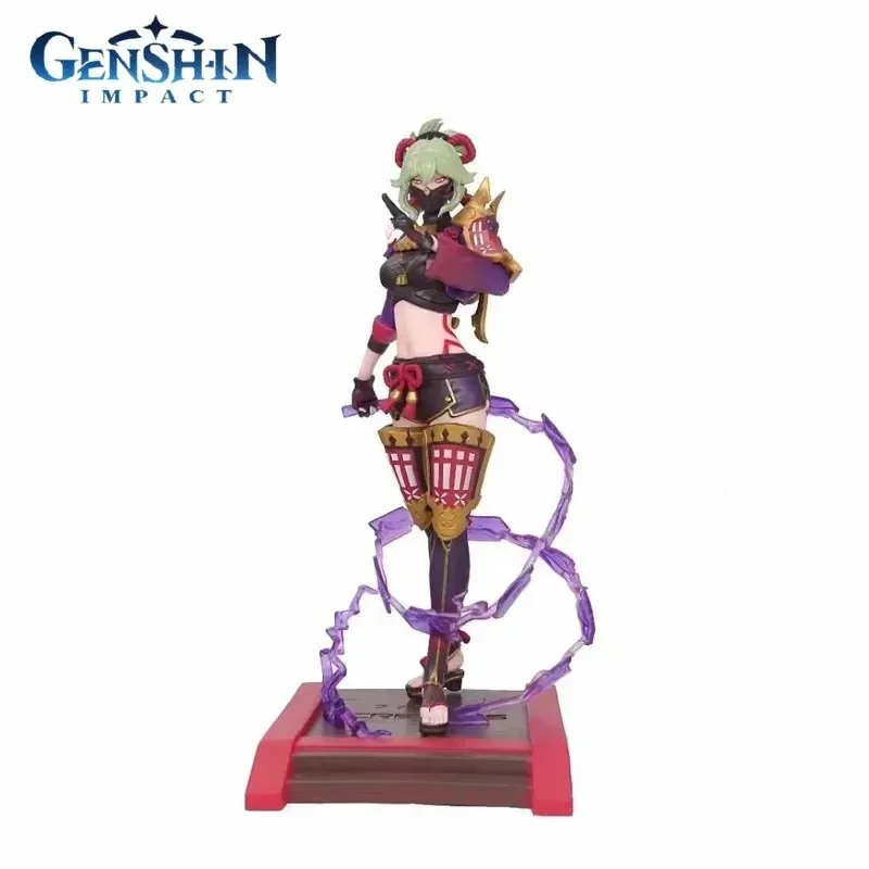 New Genshin Impact Game Anime Figure 23cm Kuki Shinobu Action Figure Pvc Statue Collectible Model Kids Toys Birthday Gifts