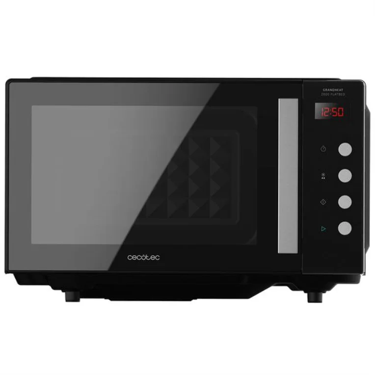 Cecotec microwave without plate grandheat 2000 flatbed black