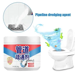 Powerful Drain Cleaners, Wash Basin, Pipe Dredging Agent, Cleaning Powder, Kitchen Water Sewer, Toilet Cleaning Deodorant, 260g