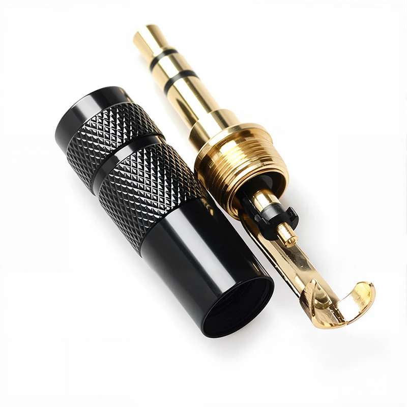 3 Pole Earphone 3.5mm Jack Audio Plug Connector for Soldering Hifi Headphone Wire view 4