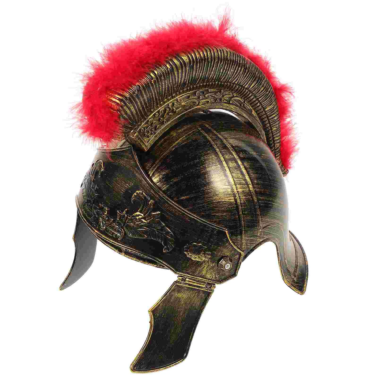 Ancient Roman Hat Costume Gladiator Adults Mask Men Soldier Knight