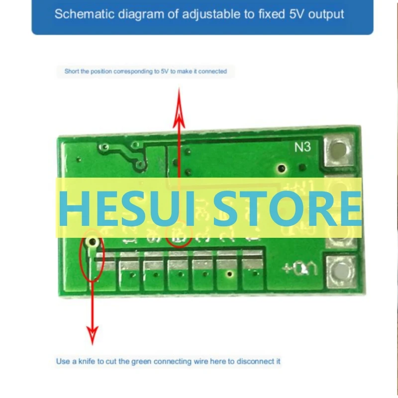 Ultra-small volume DC-DC step-down power module board adjustable 5-16V to 1.8V 2.5V 3.3V5V9V12V