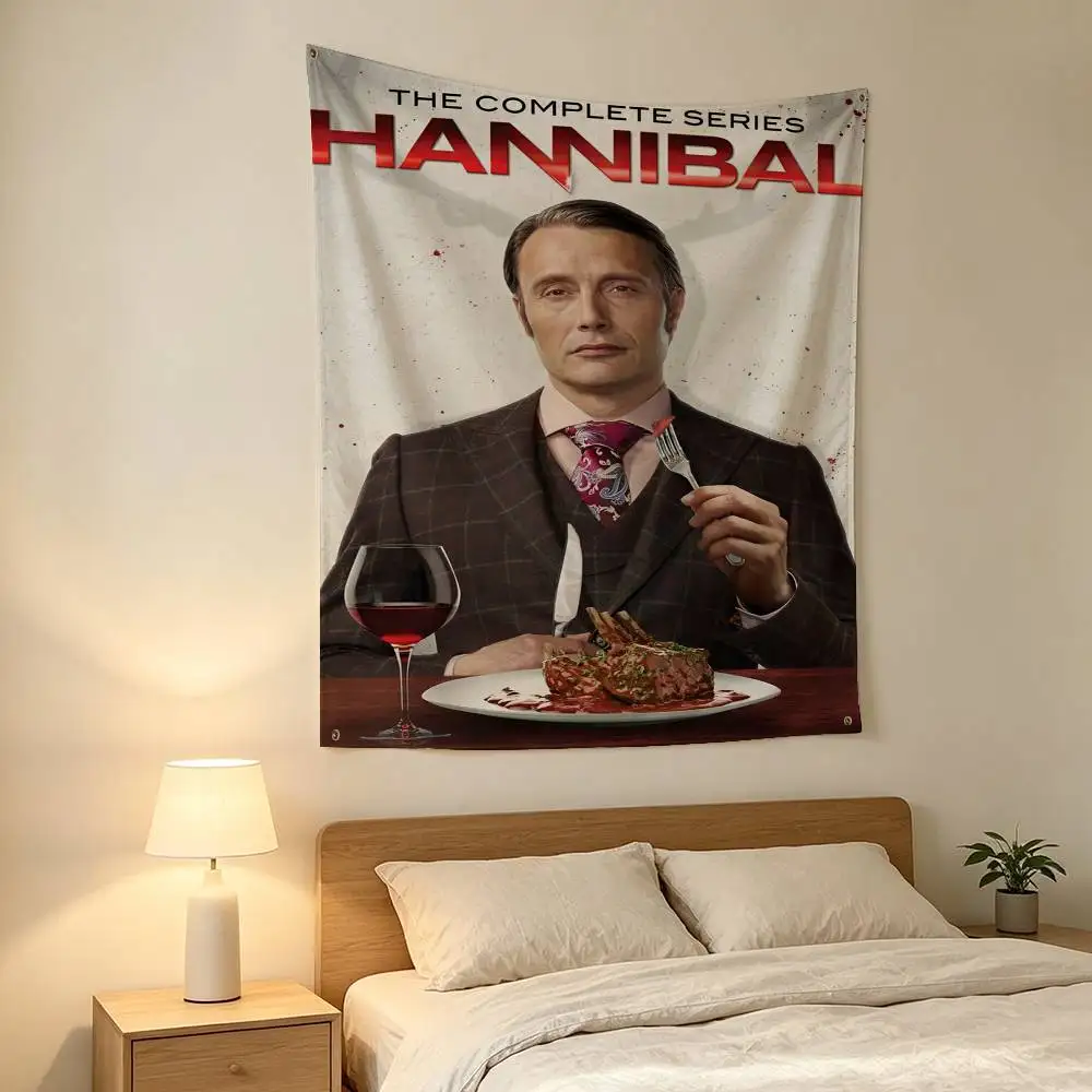 T-TV Series h-Hannibal Flag Suitable For Party Club Outdoor Interior Wall Decoration Banner Fans Gift 4
