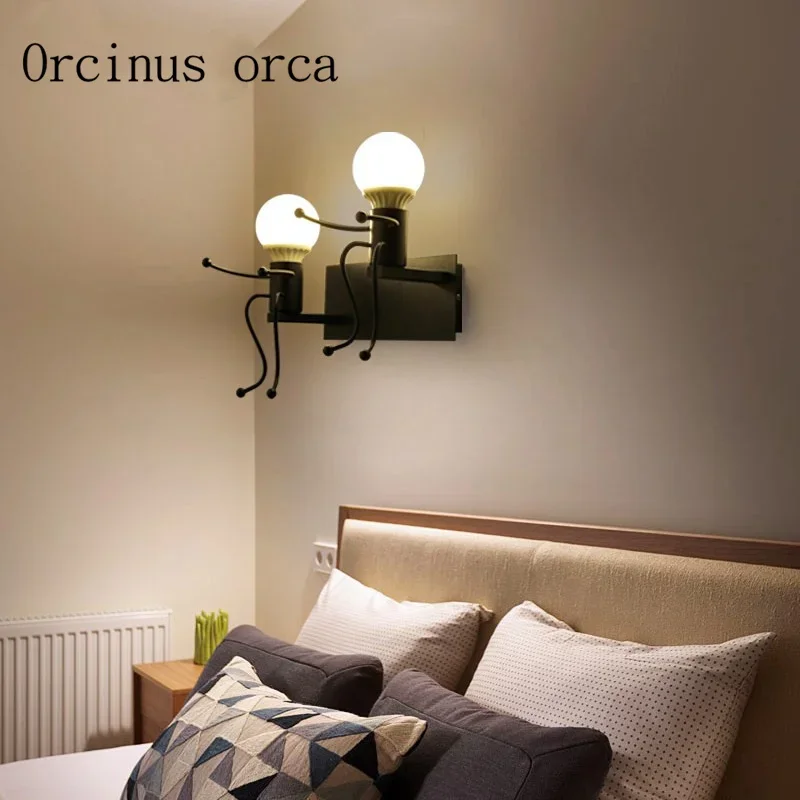 

The simplicity of modern creative personality of children room living room bedroom corridor wall art wall lamp bedside lamp