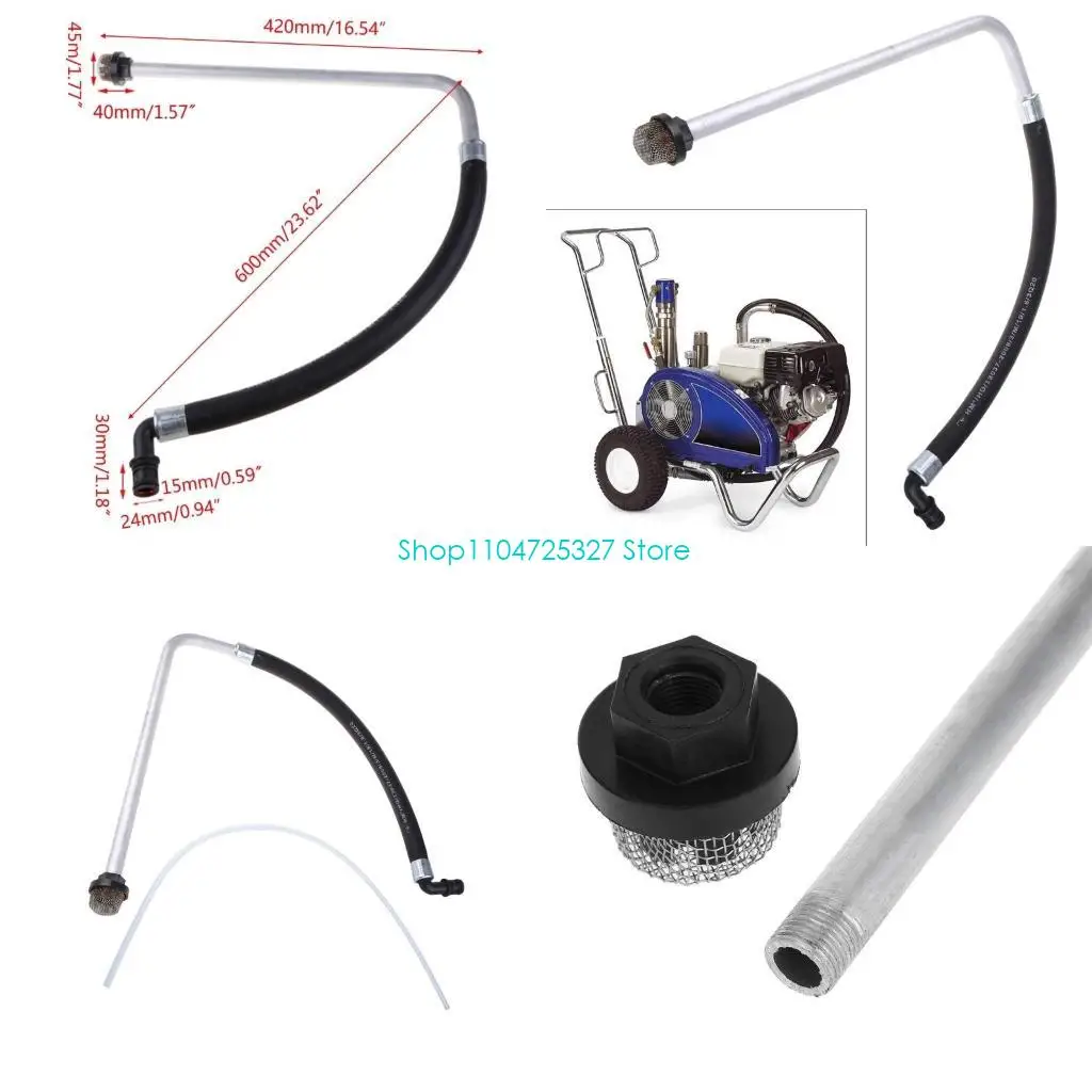 D8KF Inlet Tube Suction Set For Sprayer 440 450 Parts Airless Power Tools