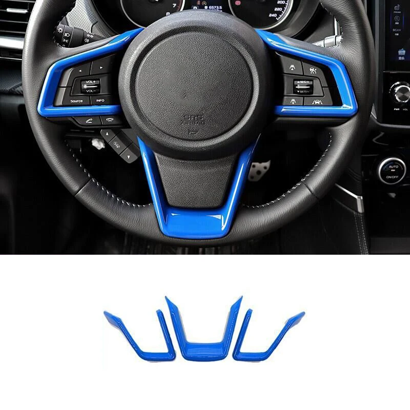 For Subaru Forester SK XV Crosstrek GT Outback Legacy BS BT Steering Wheel Cover Trim Interior Decorative Accessories