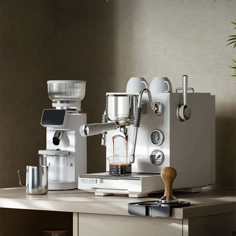 ماكينة إسبريسو شبه أوتوماتيكية بالكامل من بيتروس PE3900 للاستخدام التجاري والمنزلي ماكينة صنع القهوة مع وظيفة الاستخلاص #5
