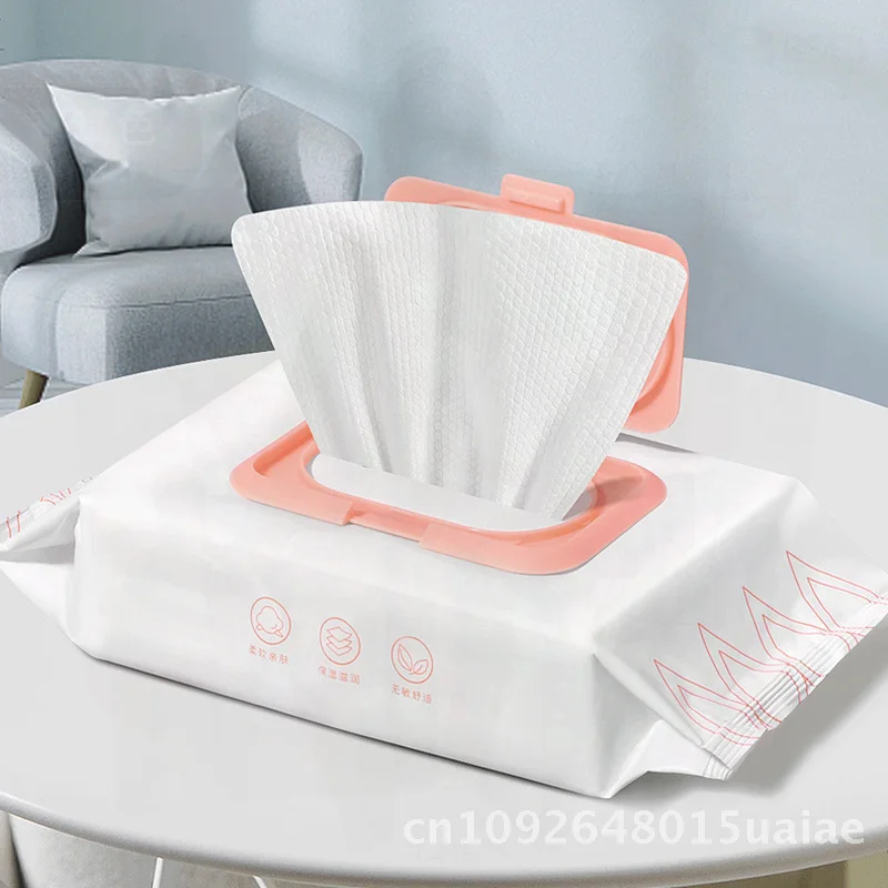 Chuanqi Er Disposable Makeup Remover Wipes 60 Pieces Portable Facial Cleansing Non-Woven Fabric Moisturizing Face Towels for