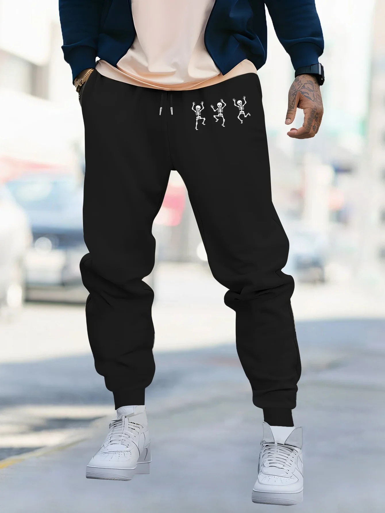 Mens Print Lounge Pants  New Style Autumn Winter  Male Fashion Streetwear Casual Comfort Fitness Sporty Sweatpants