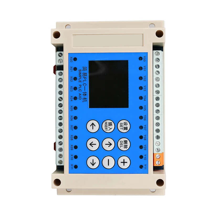 

12 Input 12 Output Transistor Output Programmable PLC with 2 Channel Analog Input & OutputPLC 0-10V 0-20mA