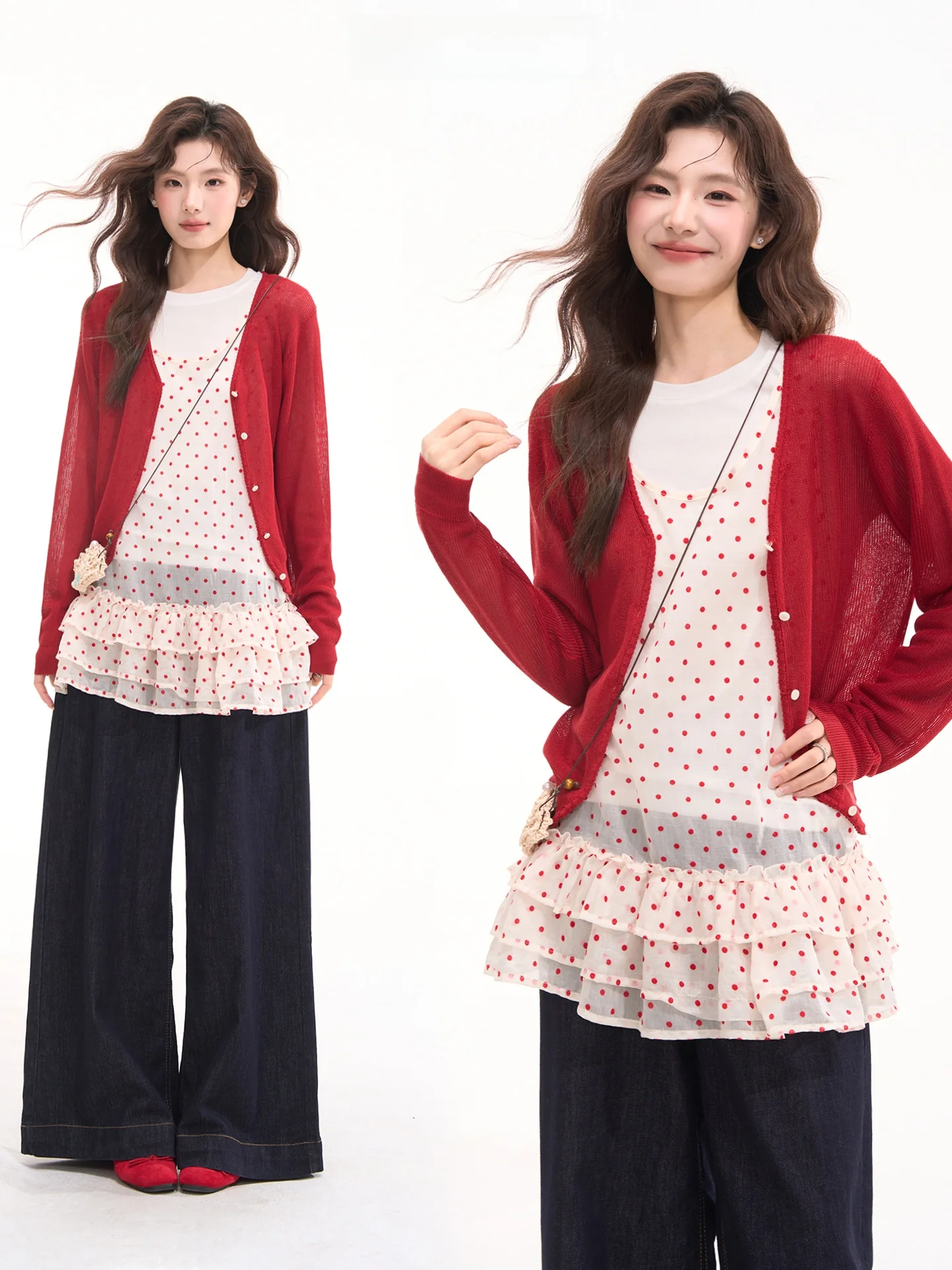 

Dopamine Summer Candy Colored Lenzing Linen Knitted Open Cardigan Top Women Casual Style Long Sleeve Regular Fit