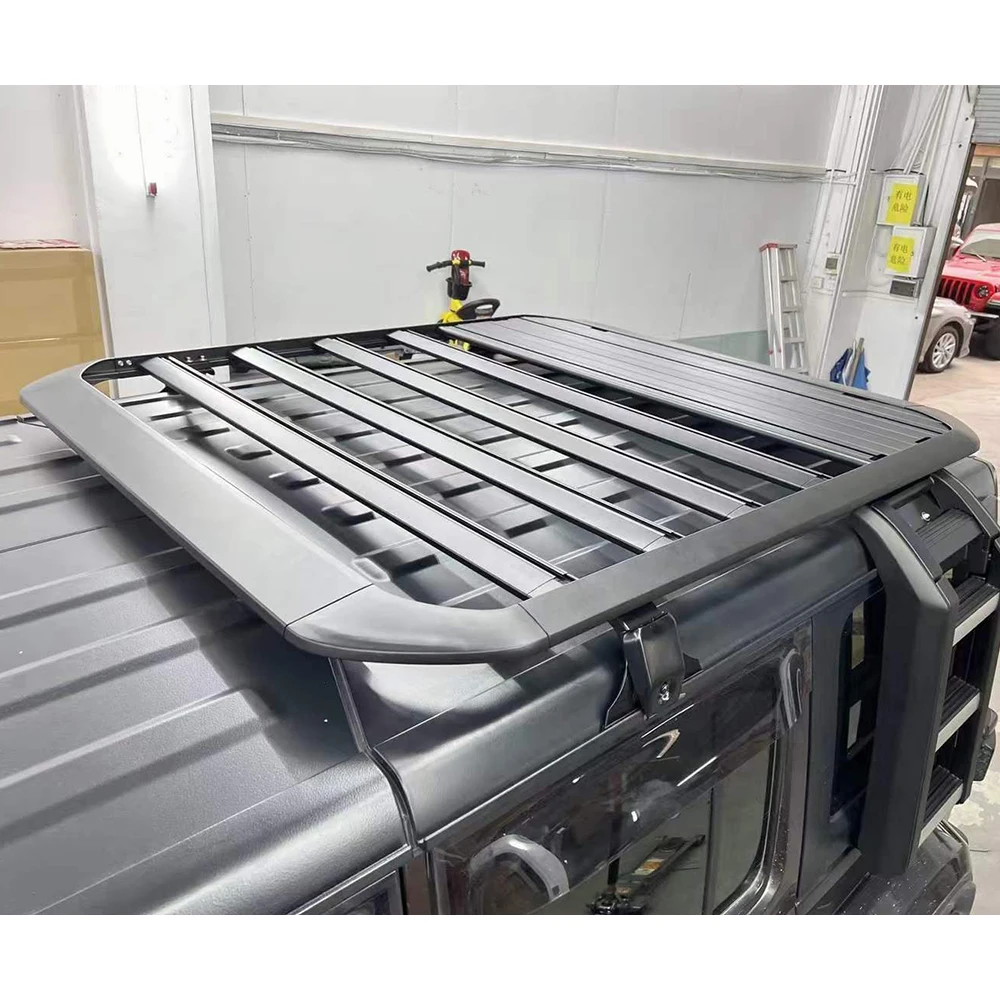 

Reli2 Roof Rail Luggage Top Carrier Car Roof Rack Basket for Jeep Wrangler JL Maiker Manufacturer Accessories