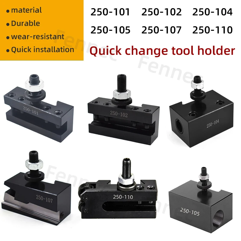 Quick Change Tool Holder Lathe Turning and Facing Tool Holder 250-101 102 104 105 107 110 CNC Lathe Tool Holder Precision