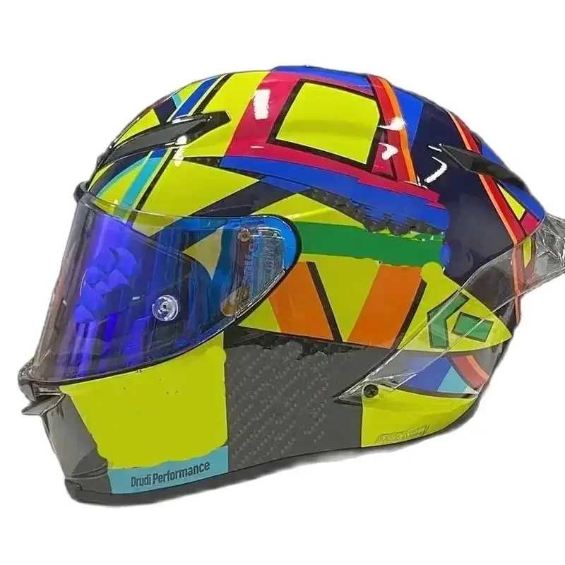 Casco da motocross Big Spoiler Casco da sole e luna Casco da motociclista integrale per uomo e donna Casco Capacete Casque