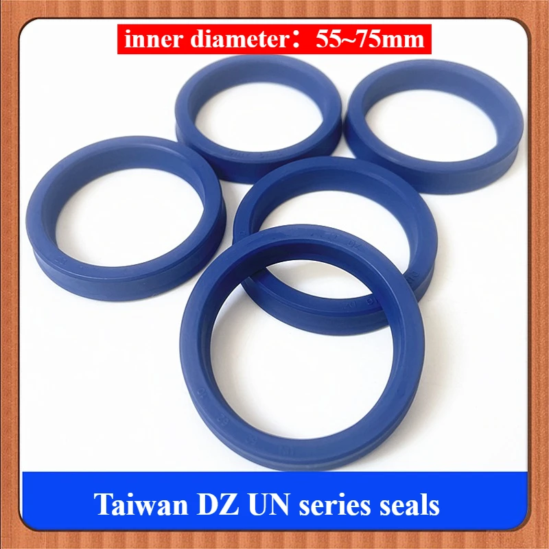 UN 55 65 10 Inner Diameter: 55~75mm Piston Rod Hydraulic Shaft Oil Seal Taiwan DZ UN Series High-performance Sealing Components