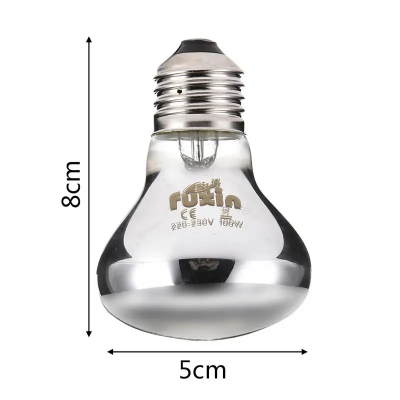 مصباح زواحف لتسخين الحيوانات الأليفة ، ضوء ليلي E27 ، مصباح حرارة ثعبان برمائي ، 25 واط ، 50 واط ، * W ، AC-ay V ، شتاء حار