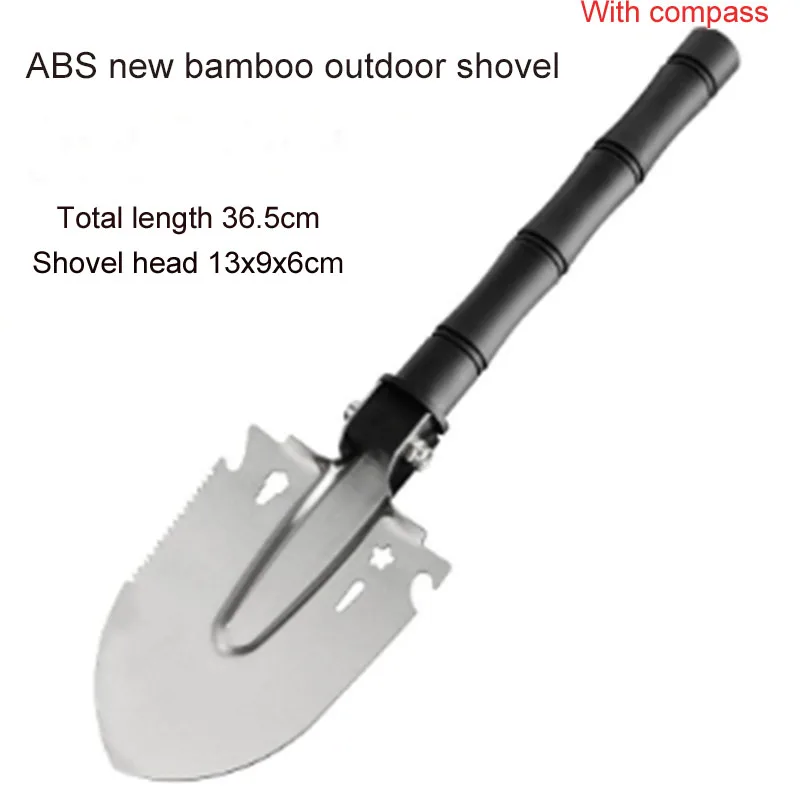 1PC Multi-function Garden Soil Loosening Shovel Spade Tool Engineer Shovel Outdoor Travel Camping Shovel Vehicle Self Driving T