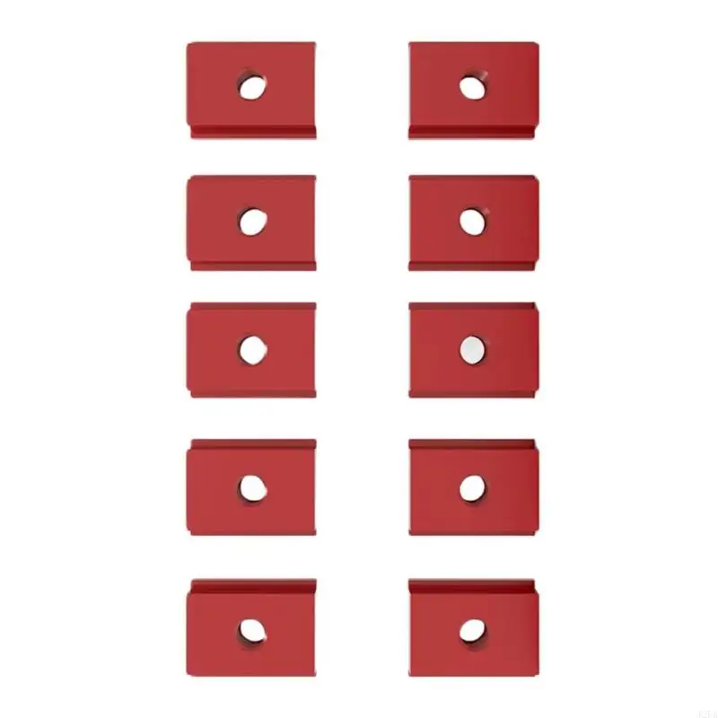 J2FA 10PCS T-Slider для T-Slot M6/8 Слчинг-шидер