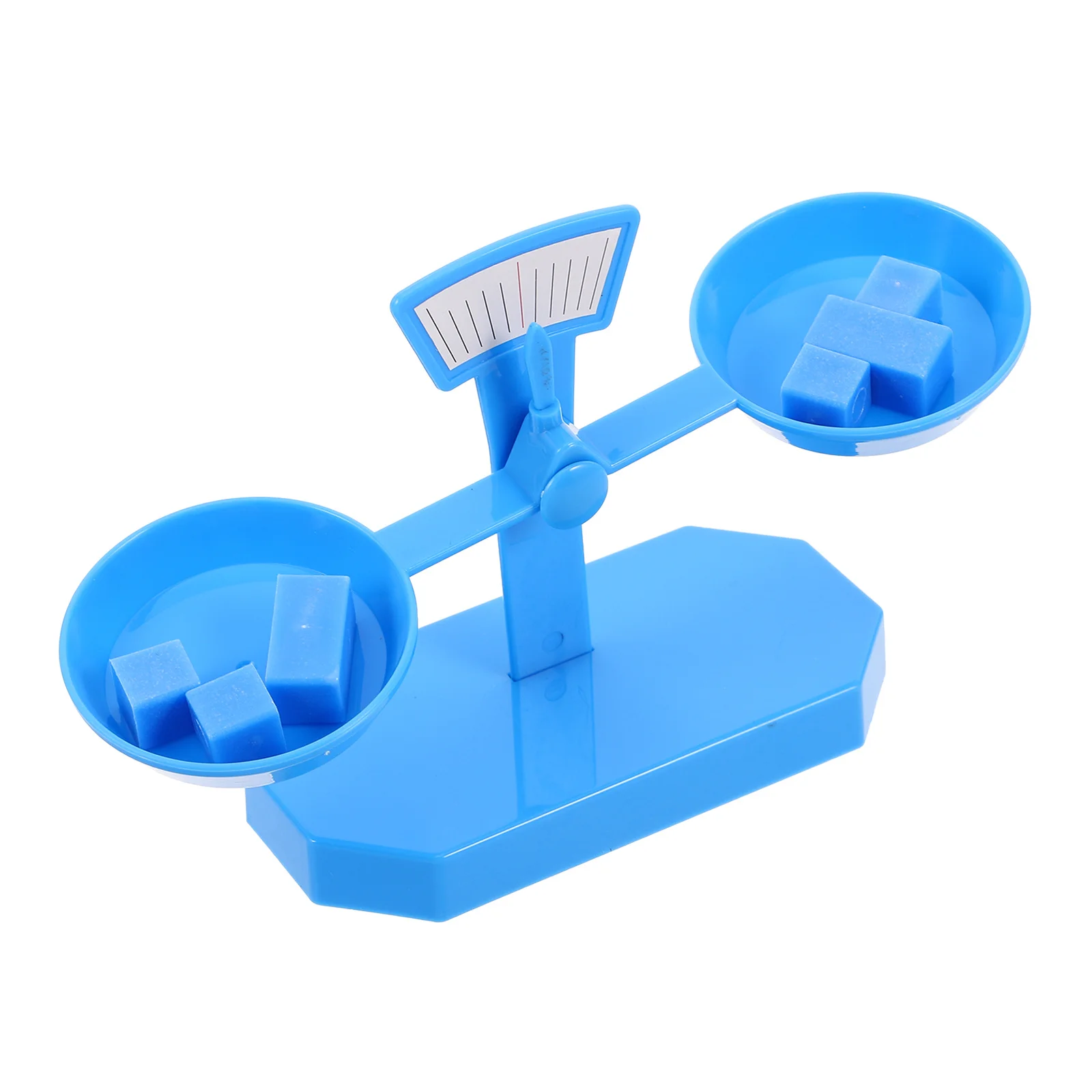 مجموعة توازن رافعة تجربة علمية ذاتية الصنع للأطفال أداة تعليم الرياضيات الزرقاء أداة تعلم الفصول الدراسية الابتدائية لمرحلة ما قبل المدرسة