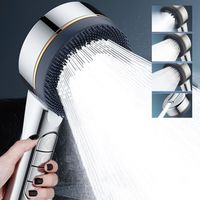 New High Pressure With Filter Water Saving 4 Modes Shower Heads Adjustable Water Massage Sprayer Home Bathroom Accessories