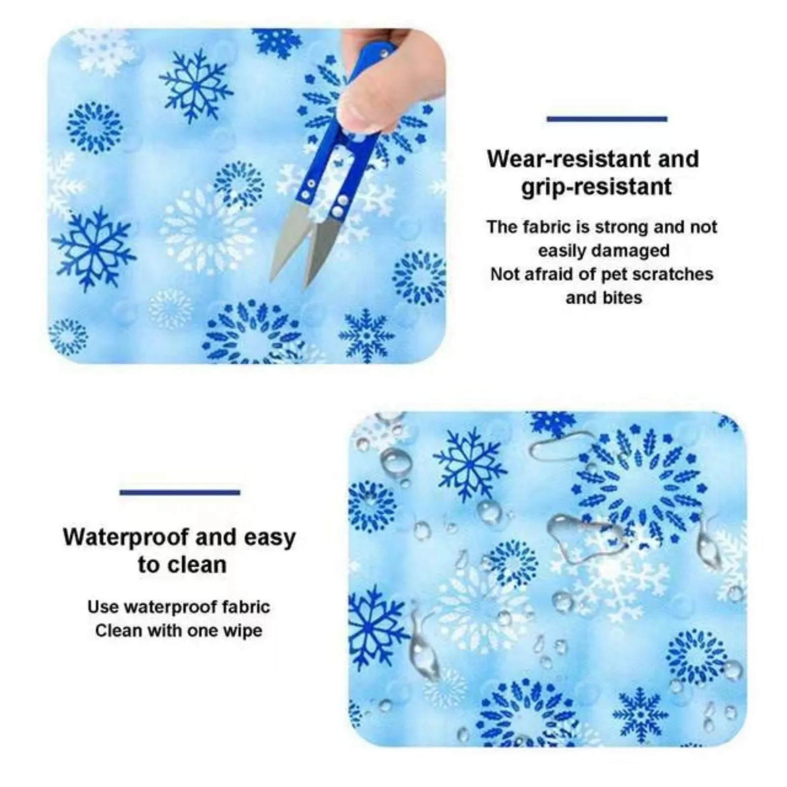 Pet Cooling Pad Durable dog Summer Cool Pad Ice Silk Breathable dog bed Washable Water cooler pad suitable for indoor and outdoo